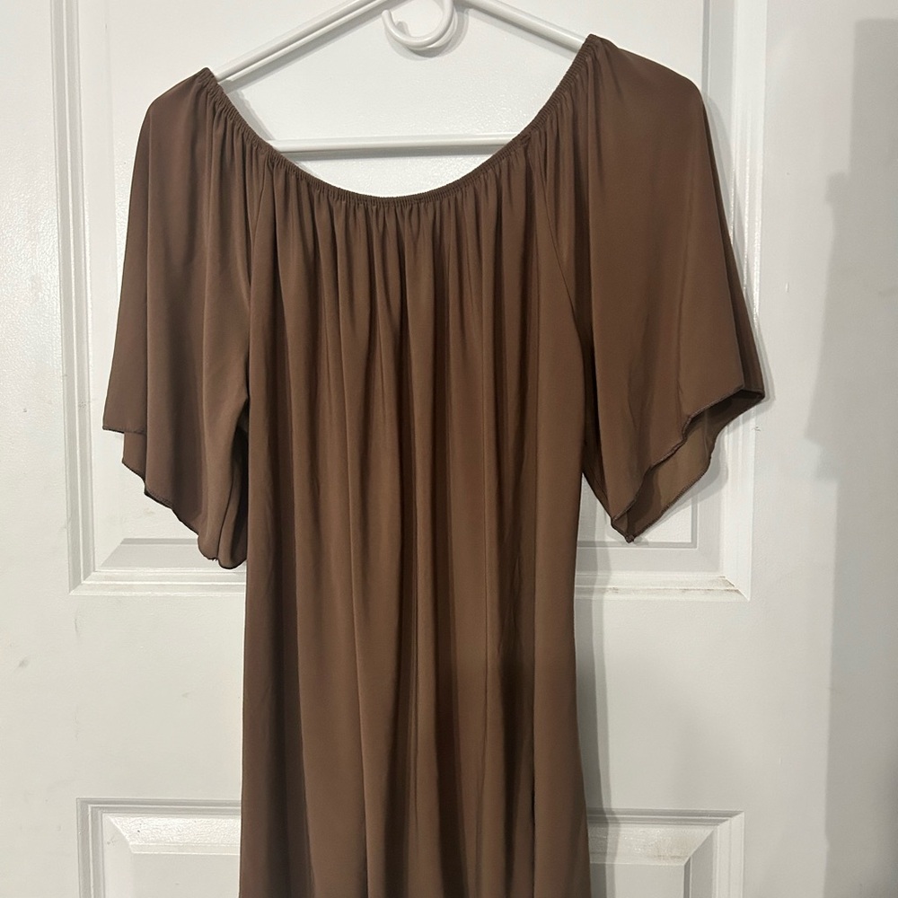 Brown blouse